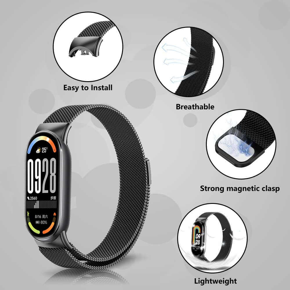 Magnetic Straps for Xiaomi mi  - Milanese Loop Magnetic review and price