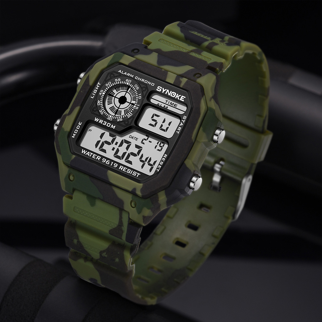 Synoke Outdoor Military Digita - Canvas Strap Watch review and price