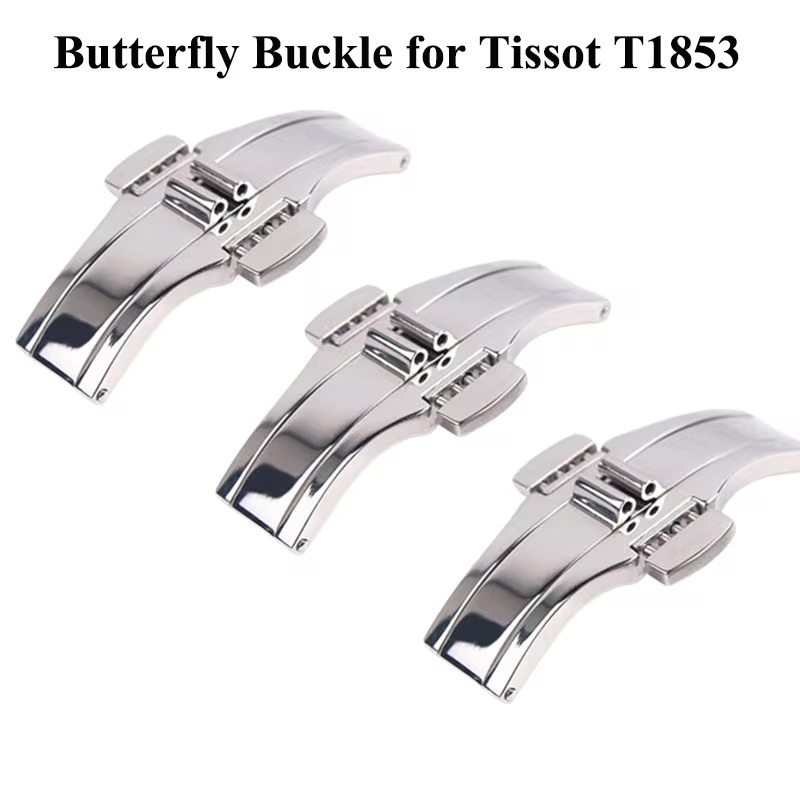 for Tissot T1853 Watch Band Bu - Butterfly Clasp Deployant review and price