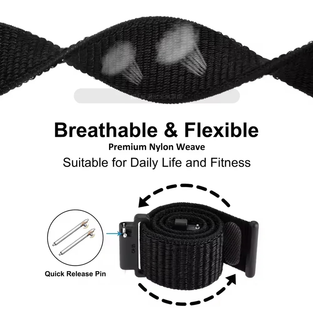 20 22mm Braided Band for Xiaom - Sport Loop Velcro review and price