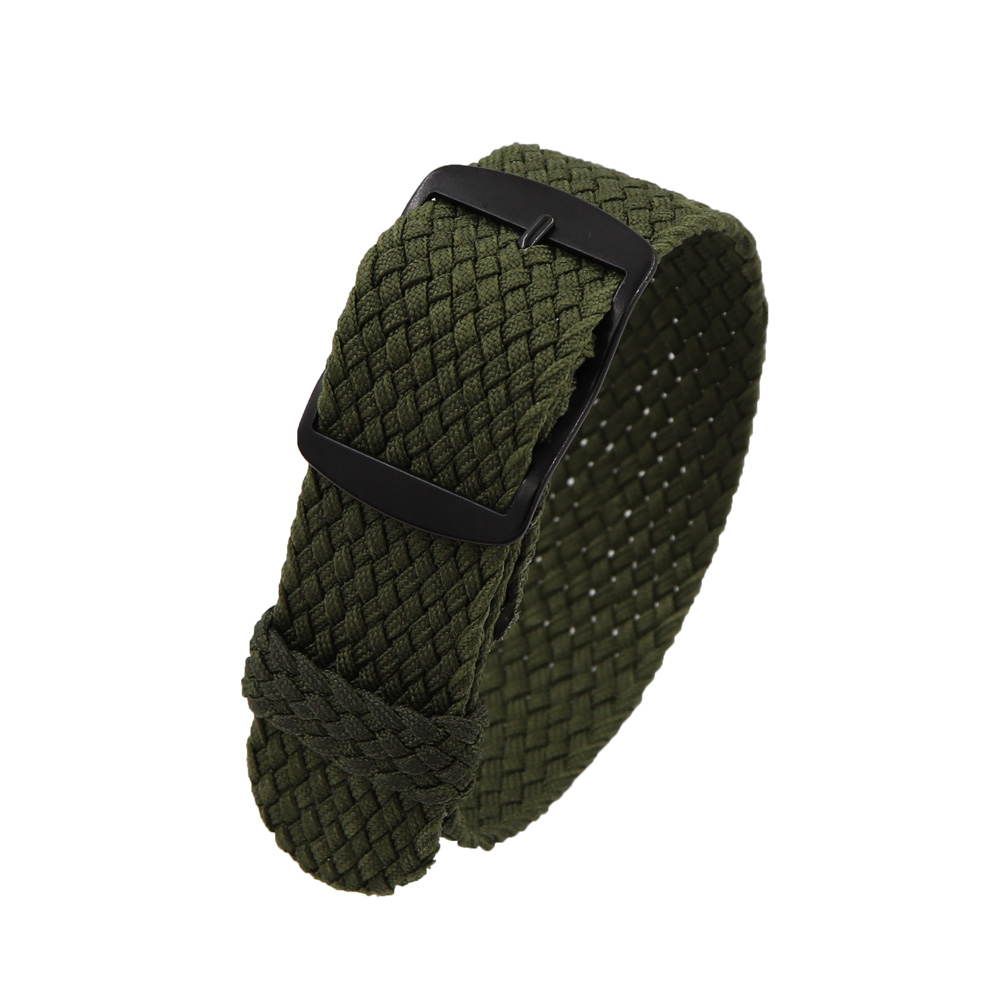 18mm 20mm 22mm Solid color For - Perlon Strap Woven review and price
