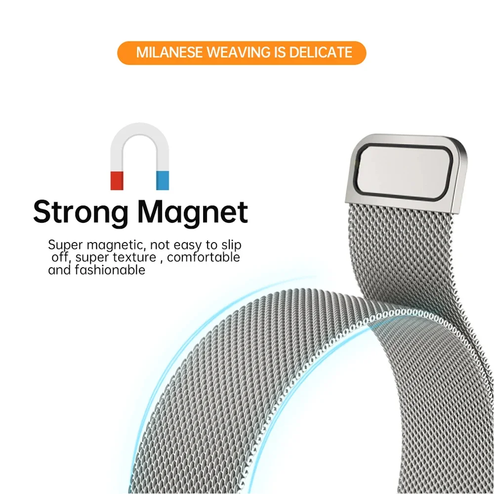 Stainless Steel Strap For Sams - Milanese Loop Magnetic review and price
