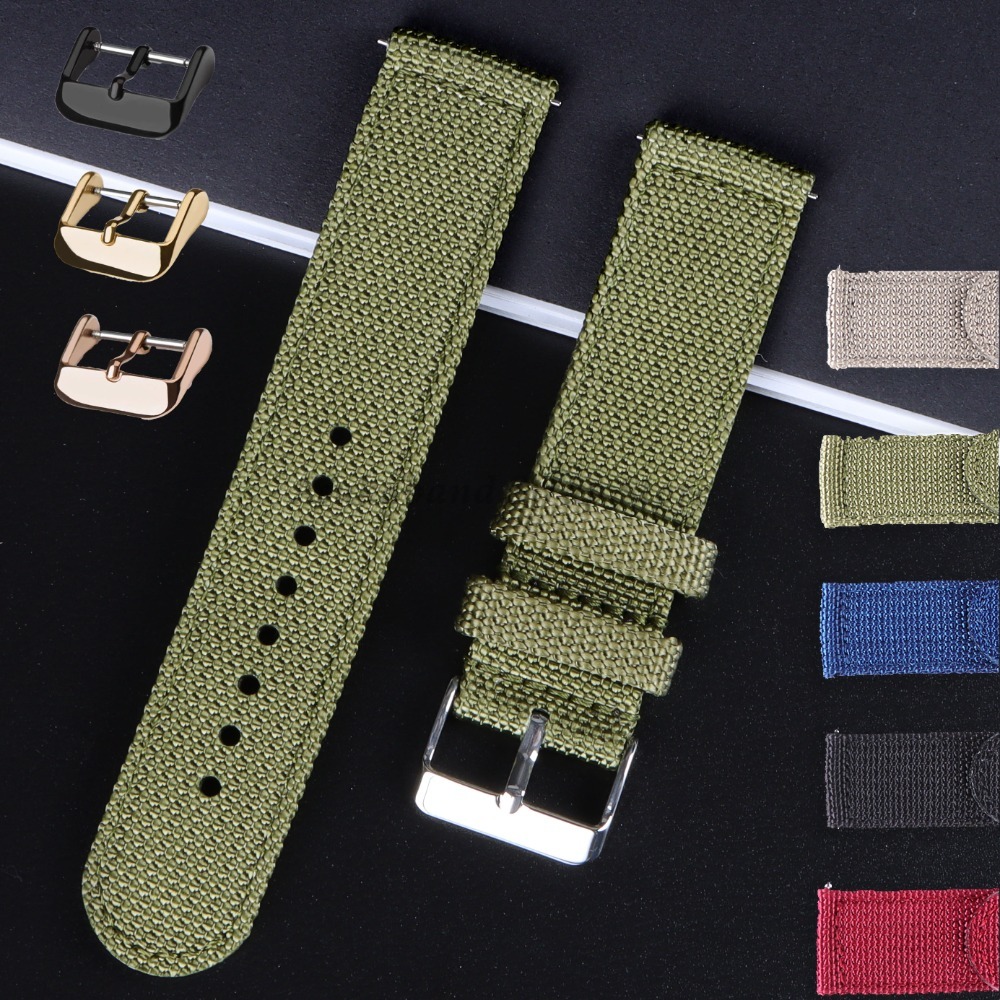 18 20 22 24mm Nylon Canvas Str - Nato Strap Nylon review and price