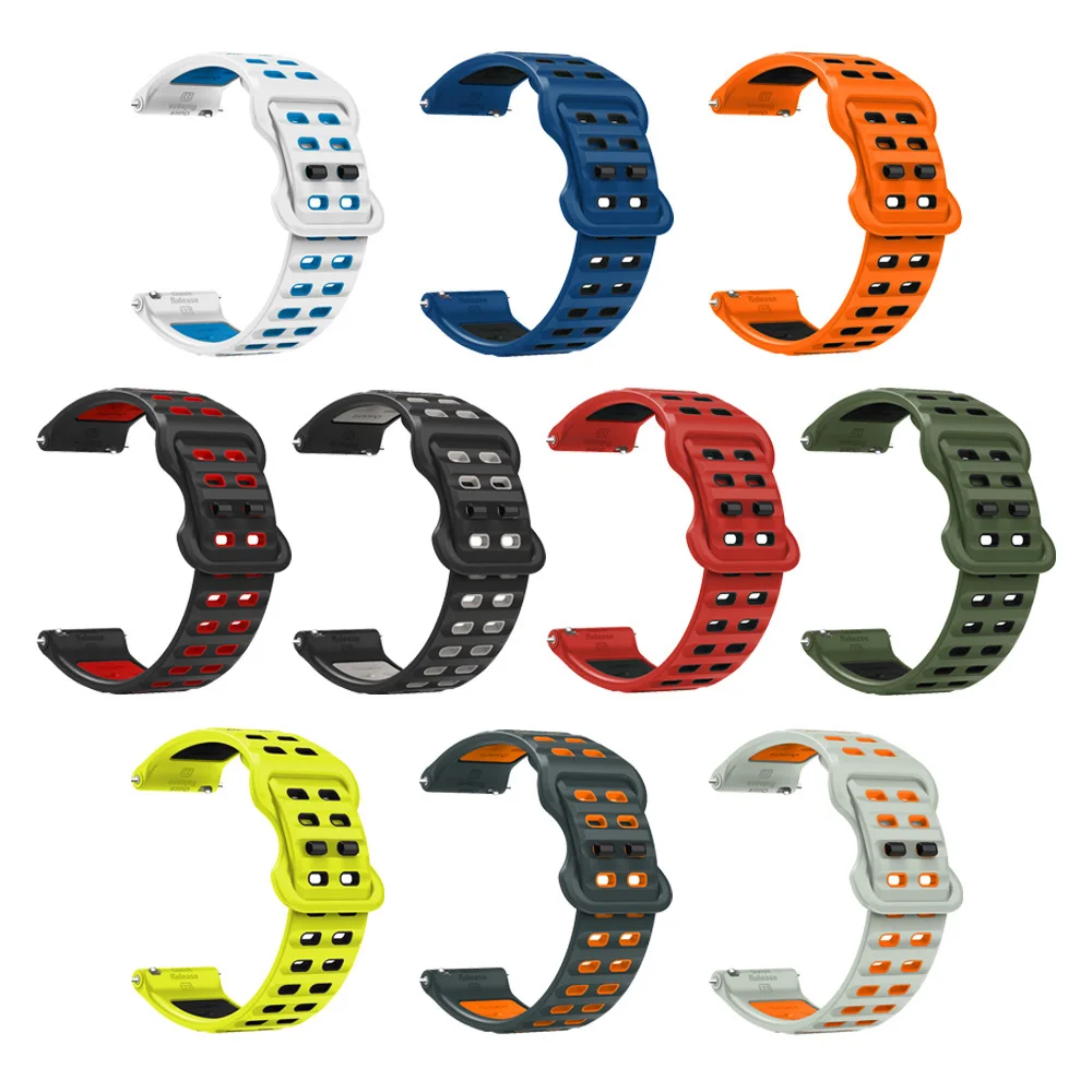 Silicone 22mm Strap For Garmin - Mesh Strap Metal review and price