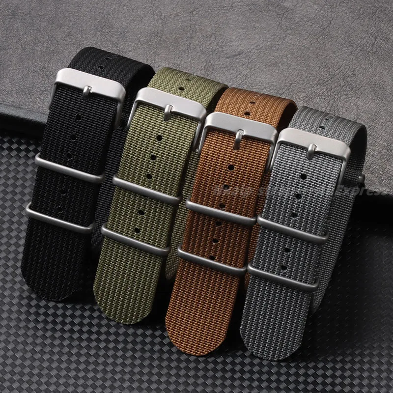 Ribbed Nylon Watch Strap 18mm  - Nato Strap Nylon review and price