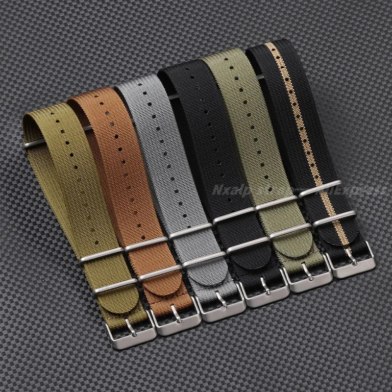 Ribbed Nylon Watch Strap 18mm  - Nato Strap Nylon review and price
