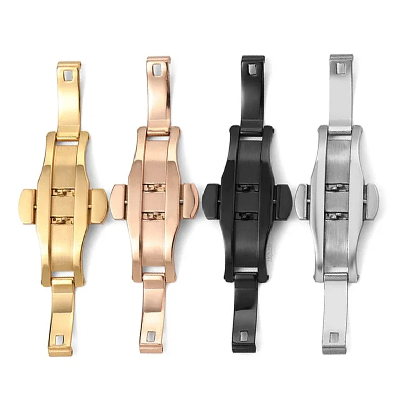 Polished Stainless Steel Buckl - Butterfly Clasp Deployant review and price