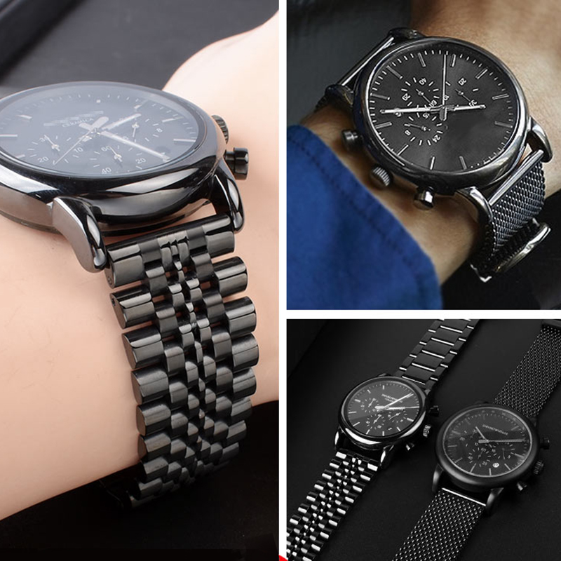 For Armani stainless steel bla - Mesh Strap Metal review and price