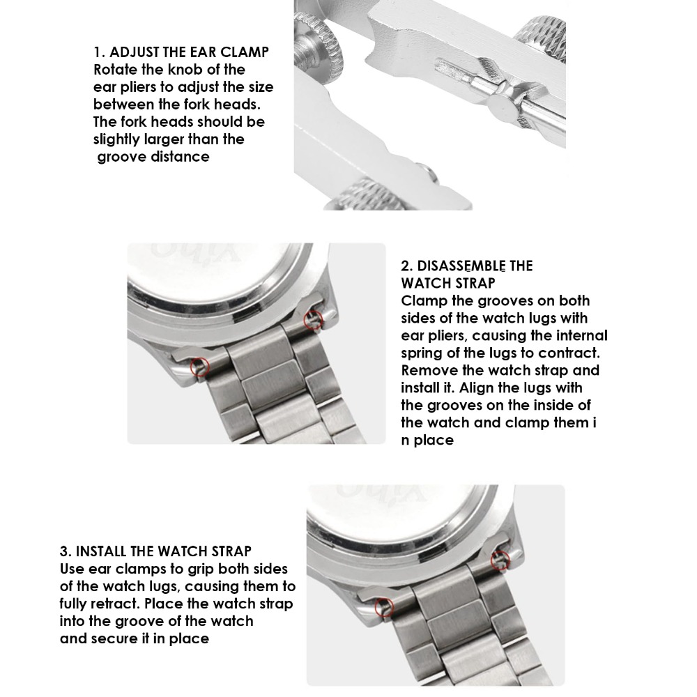 Watch Spring Bar Plier Tool Ki - Spring Bar Tool Set review and price