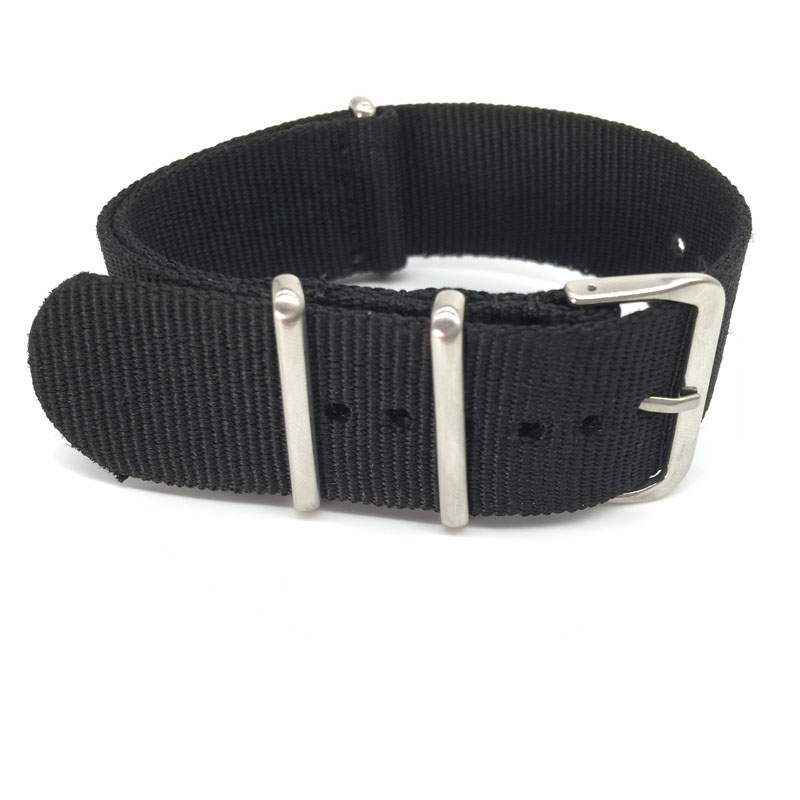 Black Nylon Strap for 16mm 18m - Nato Strap Nylon review and price