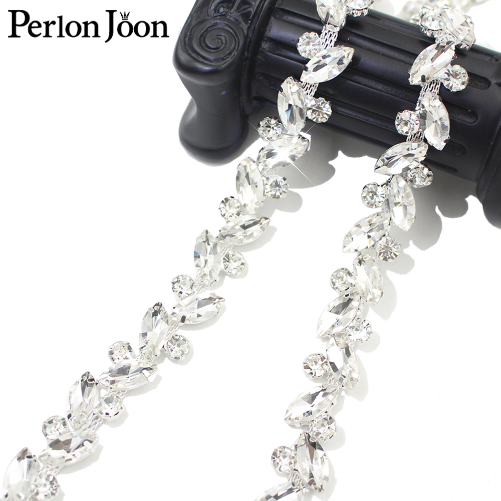 Leaf Round Crystal Rhinestone  - Perlon Strap Woven review and price