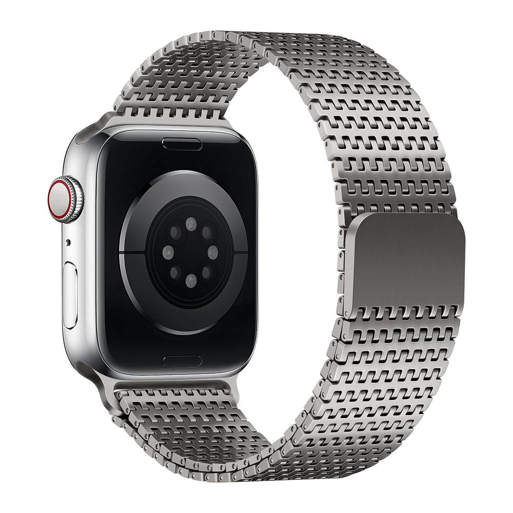 Titanium loop strap for Apple  - Milanese Loop Magnetic review and price
